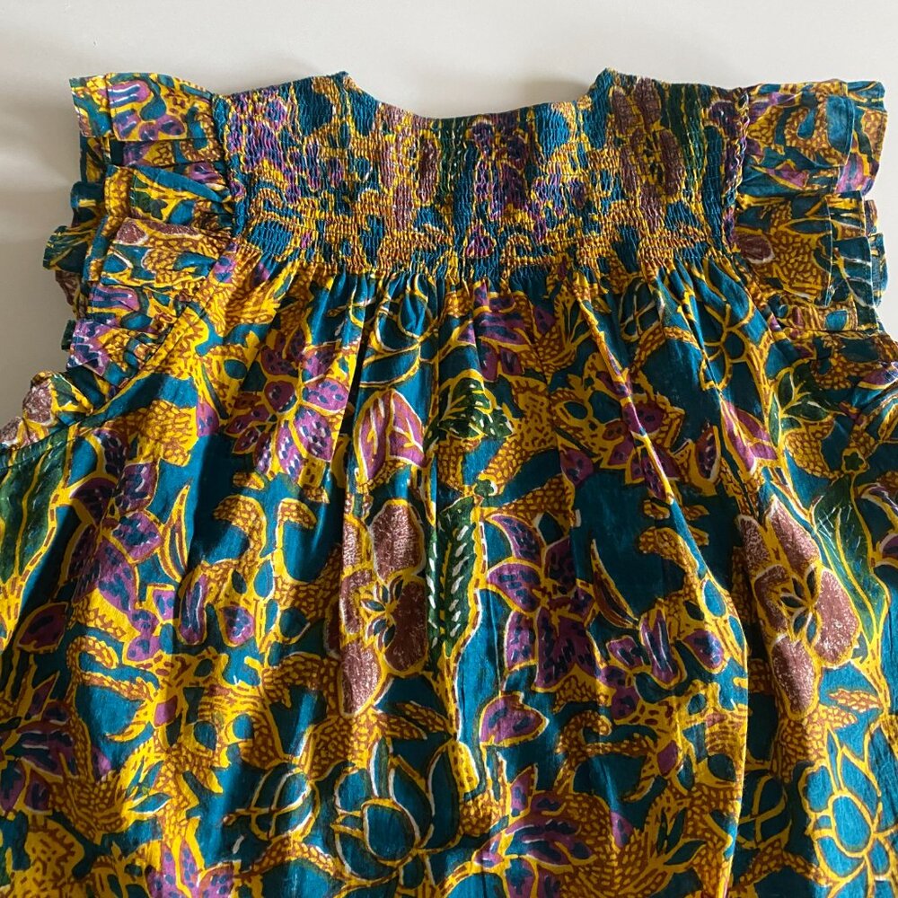 Cleobella Chloe Blouse in Indo Block Print, Size M - Picture 11 of 11